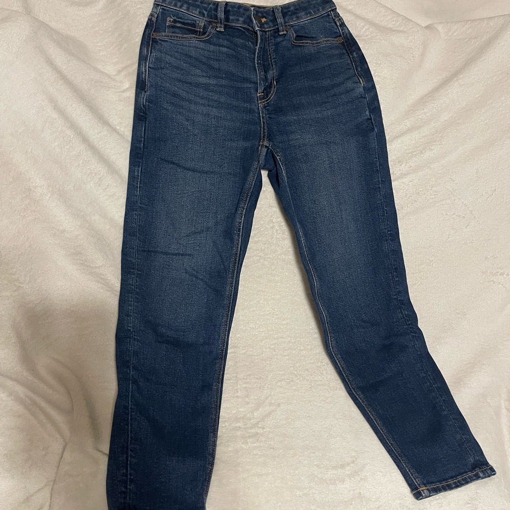 American Eagle Outfitters Dark Blue Straight Leg Jeans